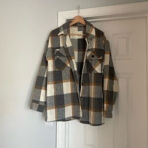 Altar'd State Flannel Shacket